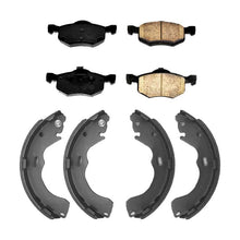Front Brake Pads & Rear Brake Shoes For Ford Escape W/ Rear Drums 2001 2006 2007