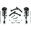 Front Struts Rear Shocks Lower Control Arms Tie Rods For Honda Pilot 2003-2005