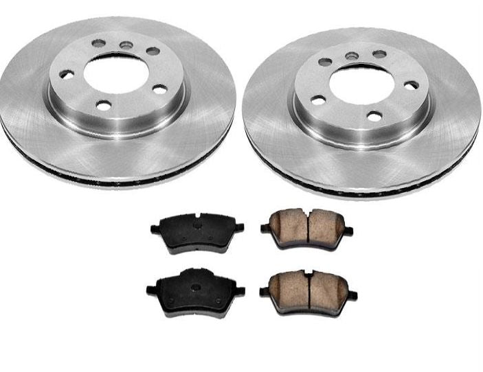 Front Brake Rotors & Pads For Mini Cooper Countryman Base Non Turbo 2011-2016