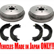 Built in Japan Only 02-06 for Toyota Camry 2.4L Rear Brake Drums & Shoes 3pc