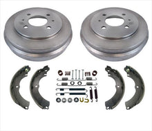Para 02-07 Mitsubishi Llanta de 14 pulgadas Lancer ES SE Tambores de freno, zapatas y resortes de freno