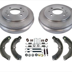 For 02-07 Mitsubishi 14Inch Rim Lancer ES SE Brake Drums & Shoes & Brake Springs