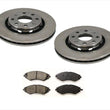 For 04-11 Aveo / 06-11 Aveo 5 Pontiac G3 (2) Front Brake Rotors & Ceramic Pad