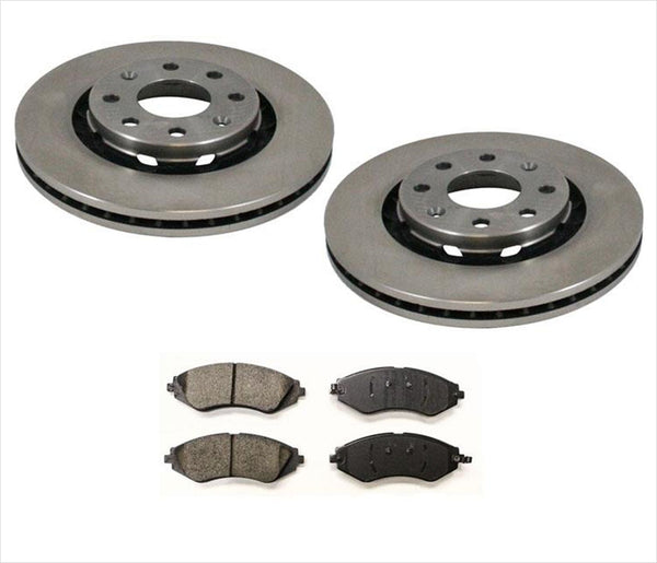 For 04-11 Aveo / 06-11 Aveo 5 Pontiac G3 (2) Front Brake Rotors & Ceramic Pad