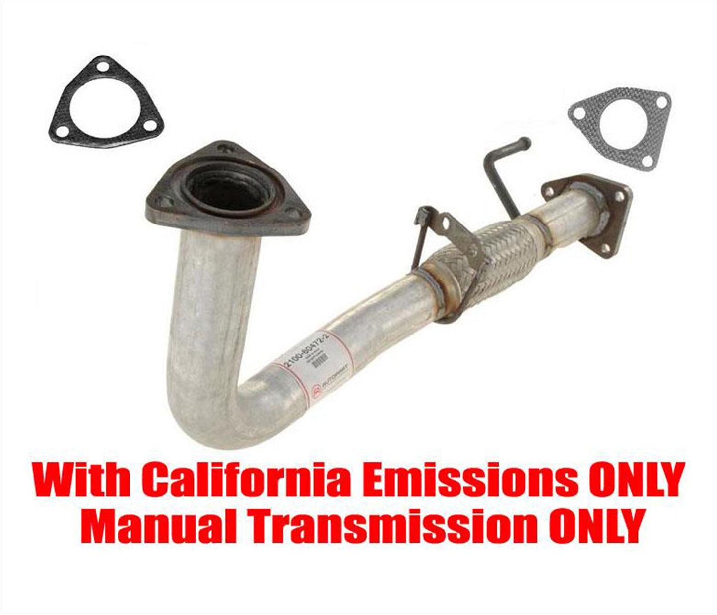 California Emissions Manual Transmission Flex Pipe for Honda Acccord 2.3L 98-02
