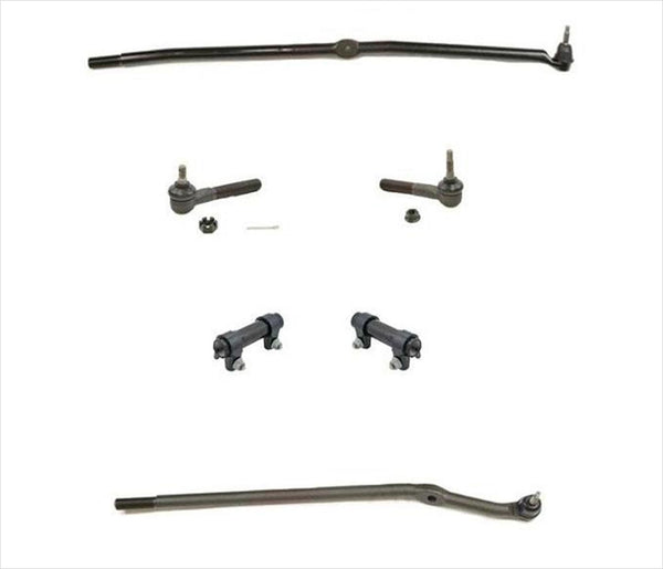 Fits 2003-2007 Dodge Ram Pick Up 2500 4 Wheel Drive Drag Link Tie Rods 6 Pcs Kit