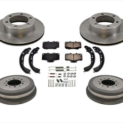 Fits 1995-1998 Tacoma 4x4 4 Wheel Drive 6 Lug Brake Disc Rotors Pads Drums Shoes