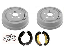 2) Rear Brake Drums & Shoes & Brake Springs for 2003 2004 2005 Cavalier Sunfire