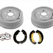 (2) Rear Brake Drums & Shoes & Brake Springs for 2003-2005 Cavalier Sunfire