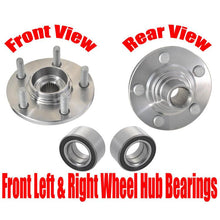 Front Left Right Spindle Wheel Hub & Front Wheel Bearing for Ford Windstar 96-98