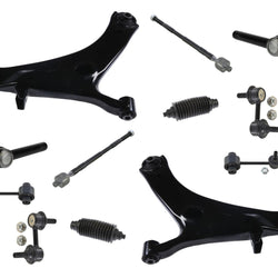 Front Lower Arms Ball Joint Tie Rods F & R Links 12PC fits 09-13 Subaru Forester