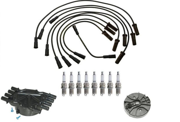 Spark Plugs Ignition Wires Cap Rotor for Chevrolet Pick Up 7.4L Big Block 96-00