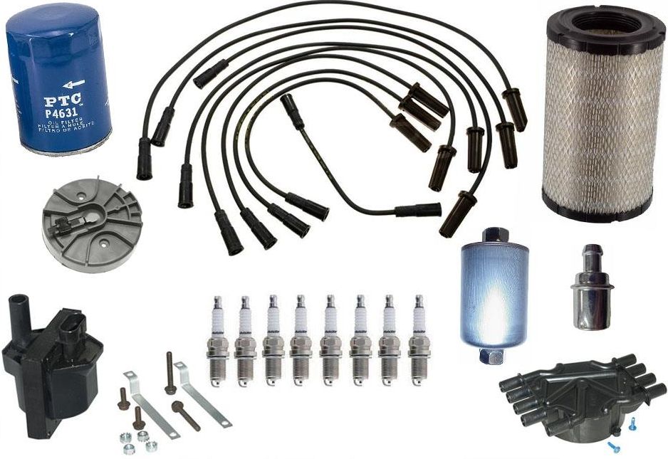 Rotor de tapa de cables de encendido de bujías para Chevrolet Pick Up 7.4L 96-00, kit de 16 piezas