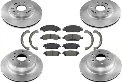 Front Rear Disc Brake Rotors Brake Pads Shoes for Chevrolet Tahoe 2015 2018 2020