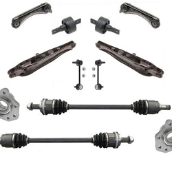fits Honda CRV 97-01 Rear Arms Links Bushings Wheel Hub Bearings & CV Axles