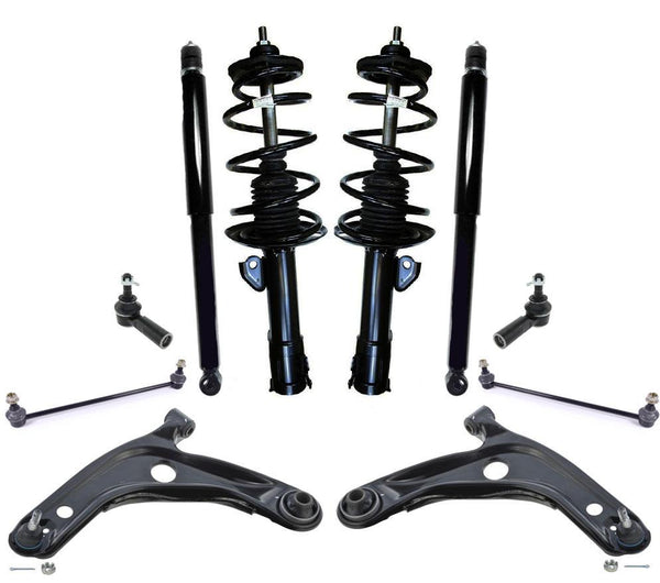 Complete Spring Struts for Scion xD 2008-2009 Rear Shocks Chassis Kit 10pc