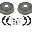 Rear Brake Drums Brake Shoes & Springs Hardware for Ford Mustang 1985-1993