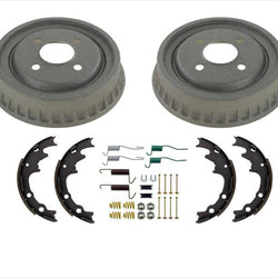 Rear Brake Drums Brake Shoes & Springs Hardware for Ford Mustang 1985-1993