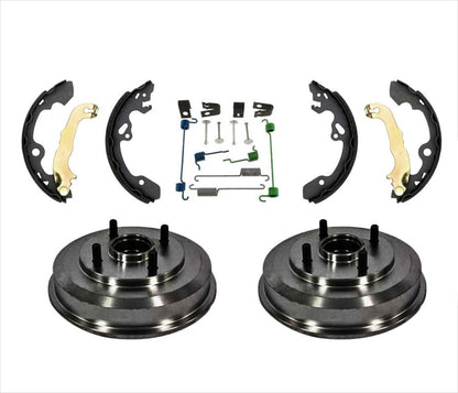 Tambores traseros Cojinetes de rueda Zapatas de freno y herrajes para Ford Focus 00-08