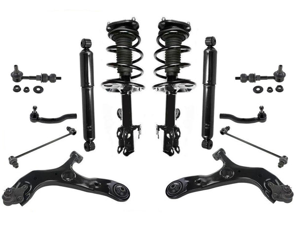 Front & Rear Suspension & Chassis Kit for Toyota Rav4 W/ 6 Speed Automatic 13-17