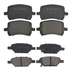 Fits 2004-2006 Chevrolet Malibu Front & Rear Ceramic Brake Pads (2) Sets