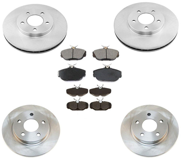 Pastillas de freno de rotores delanteros y traseros para Ford Taurus con frenos de disco en las 4 ruedas 1996-2000