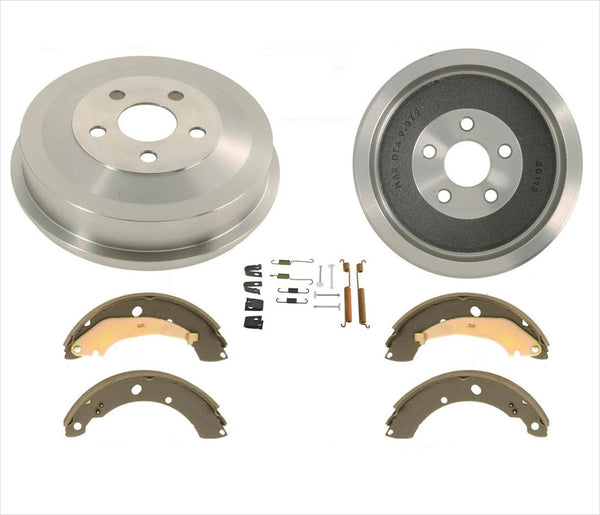 Tambores de freno trasero, zapatas y resortes aptos para Subaru Forester 4 ruedas ABS 98-08