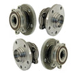 4 conjunto de buje y cojinete delantero y trasero para Audi A3 Quattro 06-13