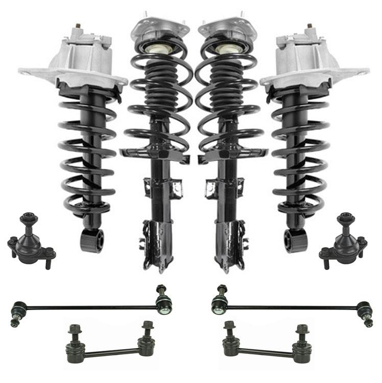Kit de suspensión y chasis de 10 piezas para Volvo Xc70 Wagon con tracción total 2003-2007