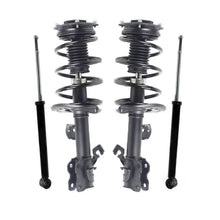 Complete Coil Spring Struts Rear Shocks for Nissan Juke 11-17 Front Wheel Drive