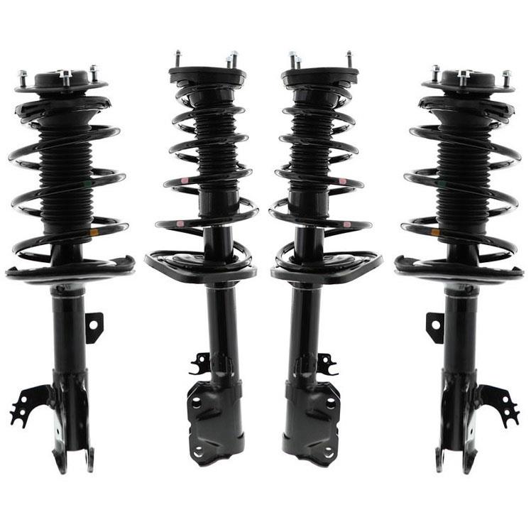 Front and Rear Left & Right Complete Coil Spring Struts for Lexus ES350 2013-18