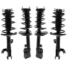Front and Rear Left & Right Complete Coil Spring Struts for Lexus ES350 2013-18