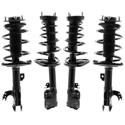 Front and Rear Left & Right Complete Coil Spring Struts for Lexus ES350 2013-15