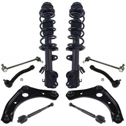 Front Complete Struts Control Arms Tie Rods & Links For Nissan Versa 1.6L 12-19