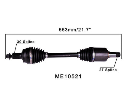 Front Right CV Drive Axle for Mercedes Benz CLS550 All Wheel Drive 12-18