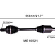 Front Right CV Drive Axle for Mercedes Benz CLS550 All Wheel Drive 12-18