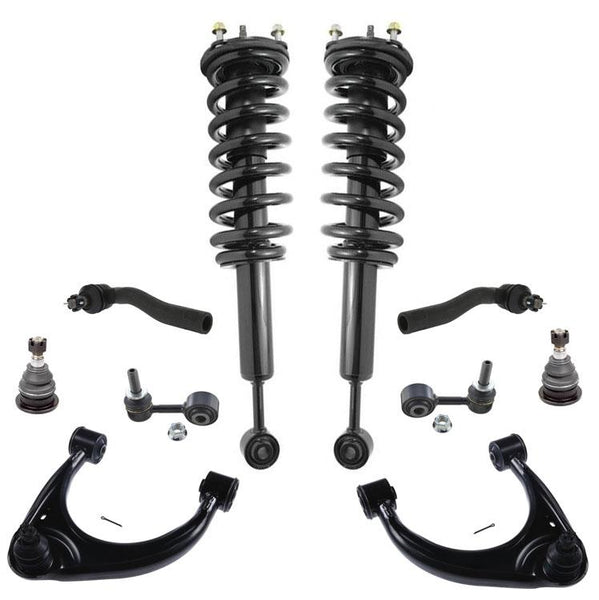Suspension & Steering Kit for Toyota Sequoia Non Electronic 4 Wheel Drive 08-15