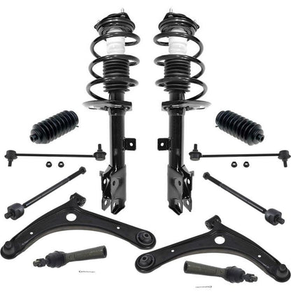 Kit de chasis de suspensión y dirección de 12 piezas para Jeep Patriot 4x4 con tracción en las 4 ruedas 16-17