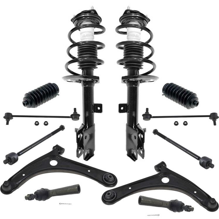 Kit de chasis de dirección con suspensión de 12 piezas para Jeep Patriot Sport con tracción en las 4 ruedas 16-17