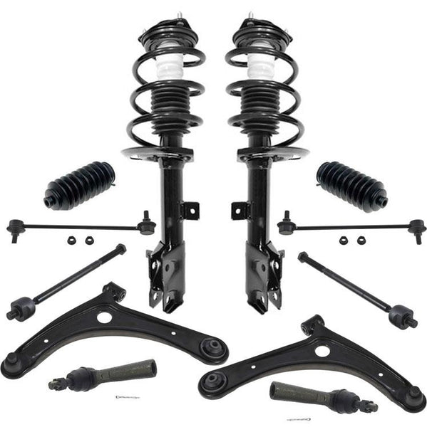 Suspension Steering Chassis Kit 12pc for Jeep Patriot Sport 4 Wheel Drive 16-17