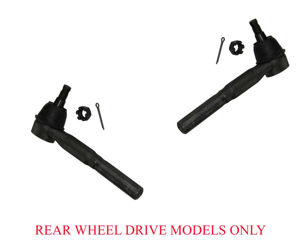 Fits Ford F250 Super Duty 99-07 Rear Wheel Drive (2) Outer Tie Rod End