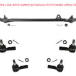 Center Link Inner & Outer Tie Rods Fits For 91-97 Rodeo 92-02 Trooper 5Pc Kit