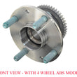 Fits 91-05 Mazda Miata With 4 Wheel ABS Front Wheel Hub Bearing Assembly