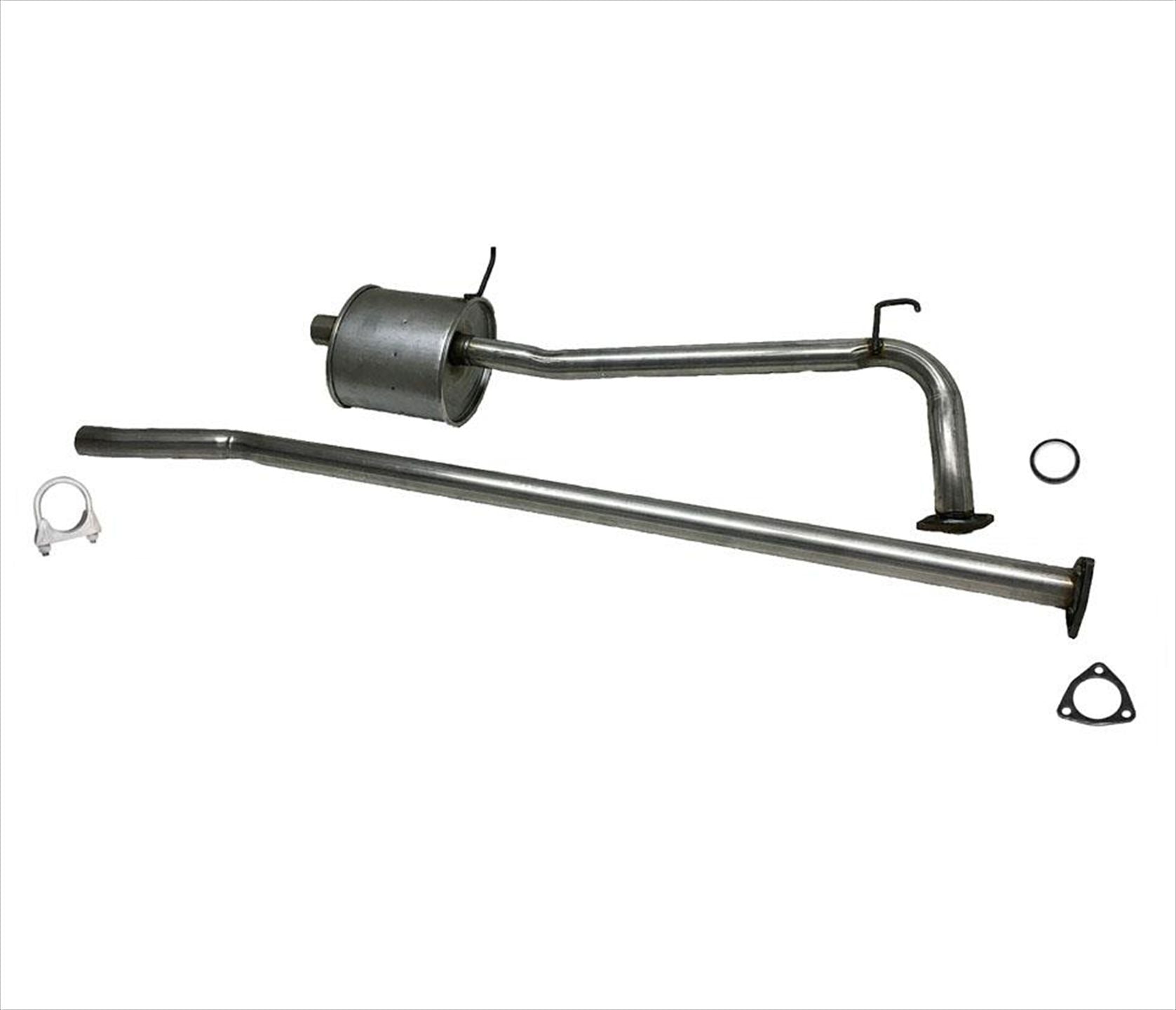 Se adapta al tubo intermedio de escape Honda Accord 2.3L de 4 puertas 98-02 con juntas