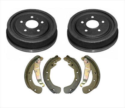 Se adapta a Saturn L LS LS1 LW (2) tambores y zapatas de freno trasero 00-2003.