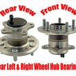 Rear Left & Right ABS Wheel Hub Bearings for Lexus ES330 ES350 07-12