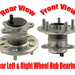 Rear Left & Right ABS Wheel Hub Bearings for Lexus ES330 ES350 07-12