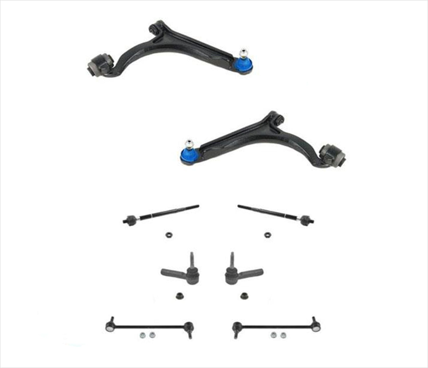 Lower Control Arms Inner & Outer Tie Rods fits for 04-06 CHRYSLER PACIFICA