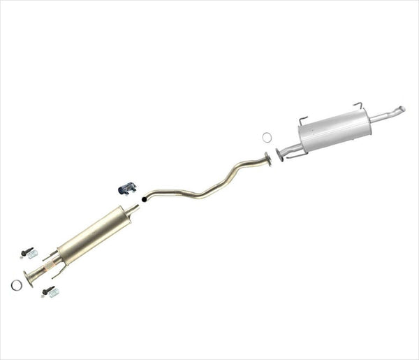 Silenciador de tubo de escape medio y trasero nuevo para Nissan Versa Hatchback 2007-2011