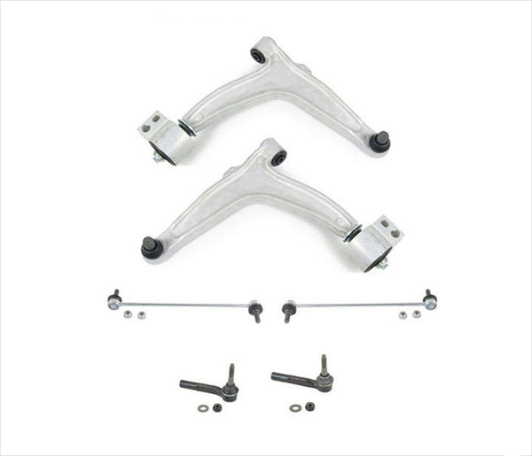 Fits For 04-11 SAAB 9-3 Lower Control Arms Bushings Ball Joints Sway Bar 6Pc